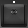 Mexen Solix chiuvetă din oțel inoxidabil cu 1 compartiment 500 x 500 mm, negru HC - 6407501000-70HC