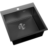 Mexen Solix chiuvetă din oțel 1 compartiment 500 x 500 mm, negru HC - 6407501000-70HC
