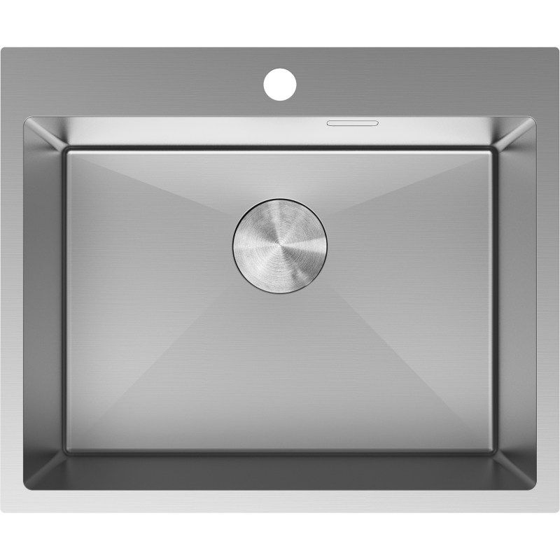 Mexen Solix egykamrás acél mosogató 600 x 500 mm, inox - 6408601000-01