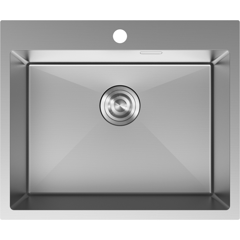 Mexen Solix egykamrás acél mosogató 600 x 500 mm, inox - 6408601000-01