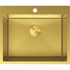 Mexen Solix chiuvetă din oțel cu 1 cuvă 600 x 500 mm, aurie - 6408601000-55