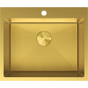Mexen Solix egymedencés rozsdamentes acél mosogató 600 x 500 mm, arany HC - 6408601000-55HC