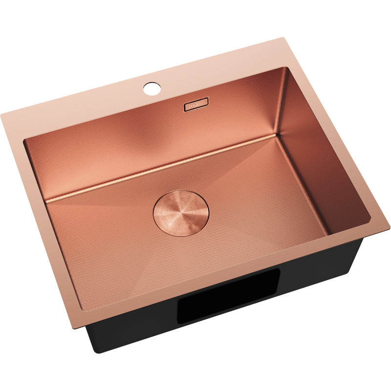 Mexen Solix chiuvetă din oțel inoxidabil 1 cameră 600 x 500 mm, cupru HC - 6408601000-65HC