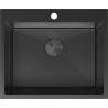 Mexen Solix chiuvetă de oțel inoxidabil 1-cameră 600 x 500 mm, negru - 6408601000-70