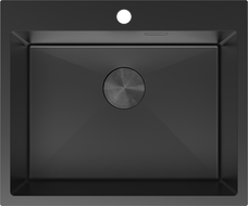 Mexen Solix chiuvetă din oțel inoxidabil cu 1 compartiment 600 x 500 mm, negru - 6408601000-70