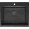 Mexen Solix acél mosogató 1-medencés 600 x 500 mm, fekete HC - 6408601000-70HC