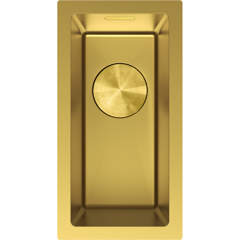 Mexen Trixo chiuvetă de bucătărie din oțel inoxidabil cu 1 compartiment 230 x 440 mm, auriu - 6411221000-55