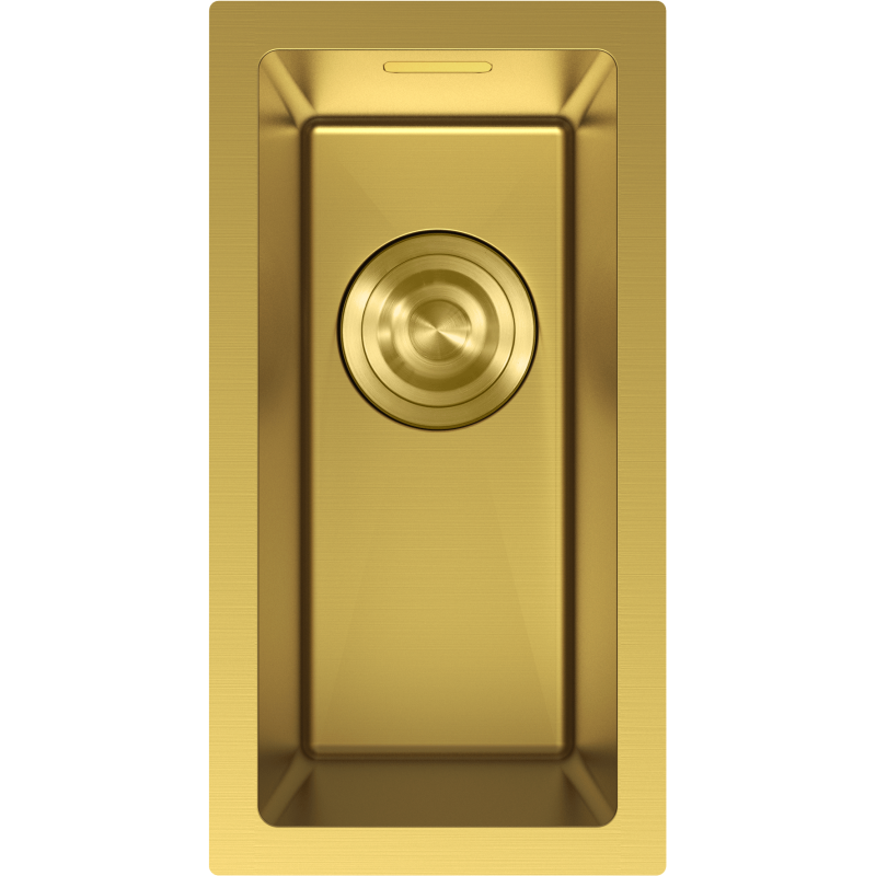 Mexen Trixo chiuvetă de bucătărie din oțel inoxidabil cu 1 compartiment 230 x 440 mm, auriu - 6411221000-55