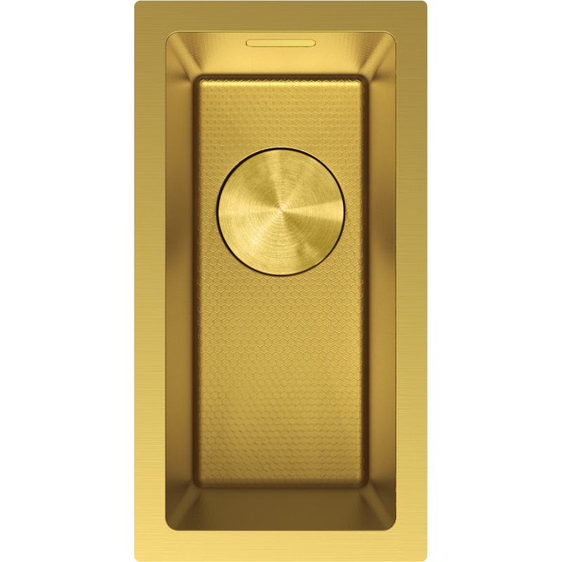 Mexen Trixo rozsdamentes acél mosogató 1-medencés 230 x 440 mm, arany HC - 6411221000-55HC