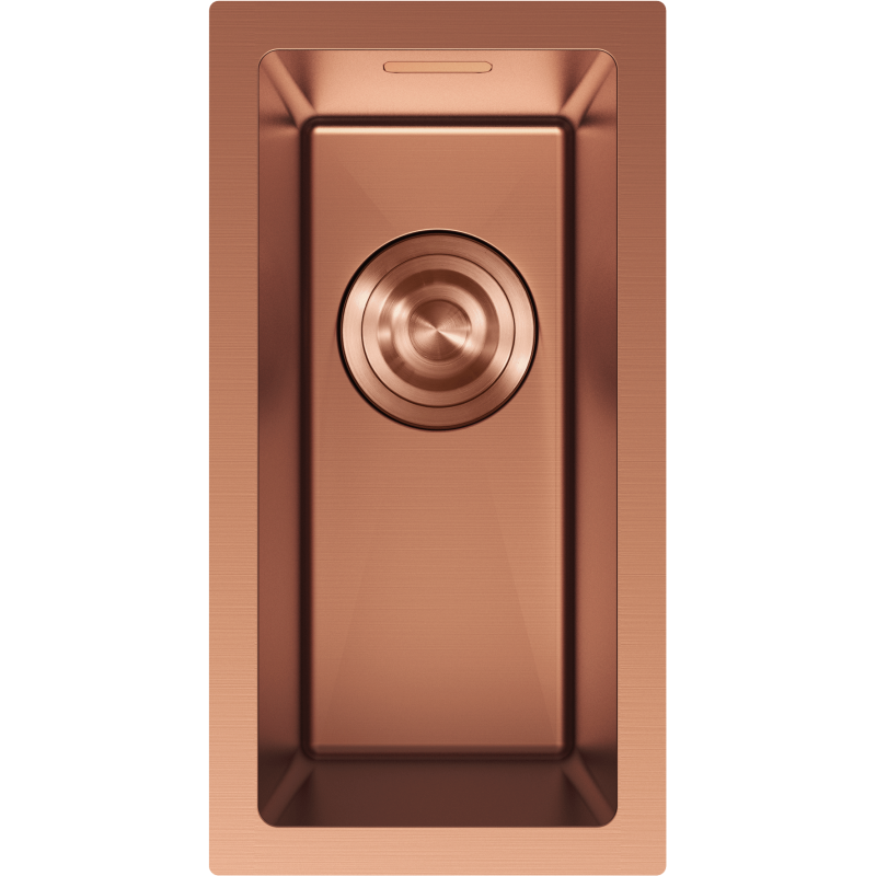 Mexen Trixo rozsdamentes acél mosogató 1-medencés 230 x 440 mm, réz - 6411221000-65