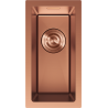 Mexen Trixo acél mosogató 1 medence, 230 x 440 mm, réz - 6411221000-65