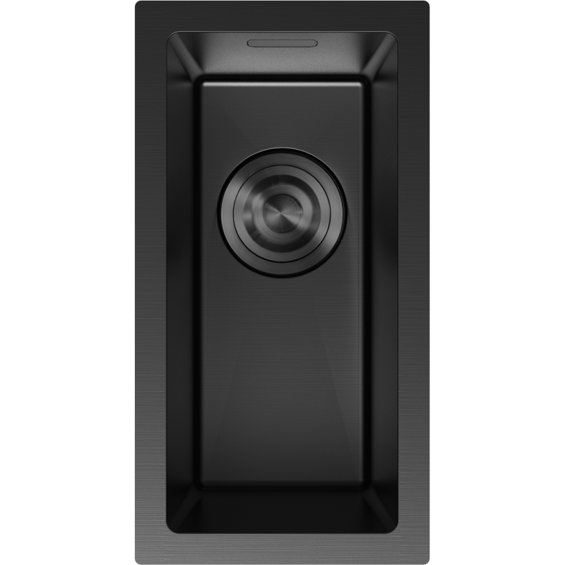 Mexen Trixo chiuvetă de oțel inoxidabil 1-cameră 230 x 440 mm, negru - 6411221000-70