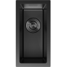 Mexen Trixo acél mosogató 1-medencés 230 x 440 mm, fekete - 6411221000-70