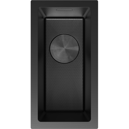 Mexen Trixo acél mosogató 1-medencés 230 x 440 mm, fekete HC - 6411221000-70HC