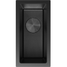 Mexen Trixo acél mosogató 1-medencés 230 x 440 mm, fekete HC - 6411221000-70HC