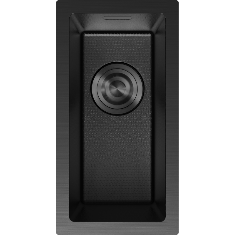 Mexen Trixo chiuvetă din oțel, 1 compartiment, 230 x 440 mm, negru HC - 6411221000-70HC