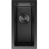 Mexen Trixo acél mosogató 1-medencés 230 x 440 mm, fekete HC - 6411221000-70HC