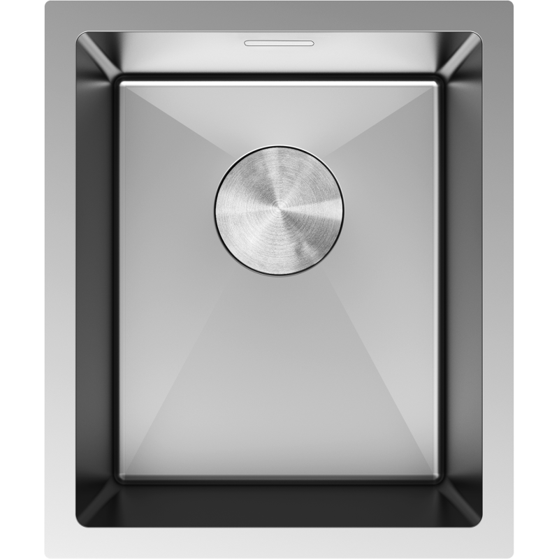 Mexen Trixo rozsdamentes acél mosogató 1-medencés 370 x 440 mm, inox - 6412371000-01