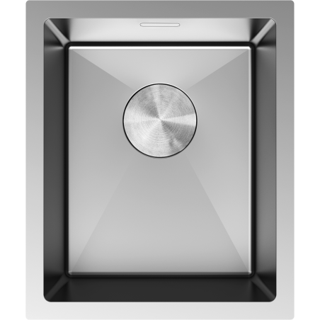 Mexen Trixo rozsdamentes acél mosogató 1-medencés 370 x 440 mm, inox - 6412371000-01
