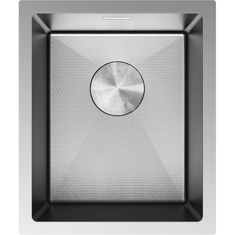 Mexen Trixo acél mosogató 1-medencés 370 x 440 mm, inox HC - 6412371000-01HC
