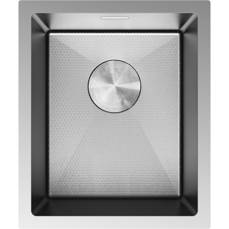 Mexen Trixo acél mosogató 1-medencés 370 x 440 mm, inox HC - 6412371000-01HC
