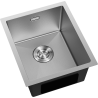 Mexen Trixo acél mosogató 1-medencés 370 x 440 mm, inox HC - 6412371000-01HC