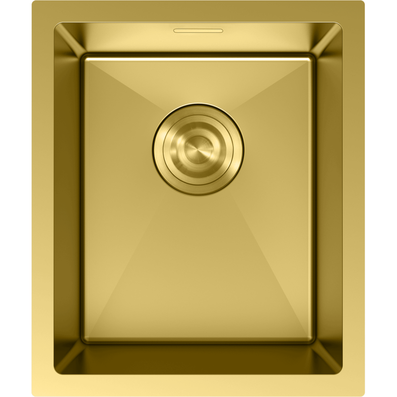Mexen Trixo chiuvetă de oțel cu o singură cameră 370 x 440 mm, auriu - 6412371000-55
