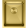 Mexen Trixo rozsdamentes acél mosogató 1-medencés 370 x 440 mm, arany - 6412371000-55