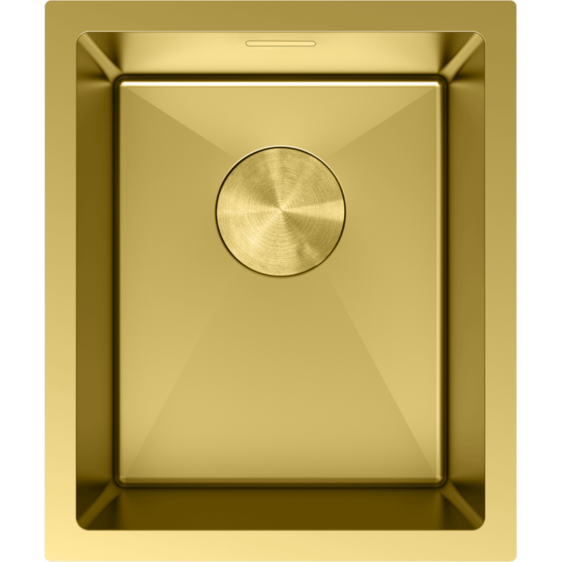 Mexen Trixo rozsdamentes acél mosogató 1-medencés 370 x 440 mm, arany - 6412371000-55