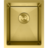 Mexen Trixo egytálcás rozsdamentes acél mosogató 370 x 440 mm, arany HC - 6412371000-55HC