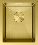 Mexen Trixo chiuvetă de bucătărie din oțel inoxidabil cu 1 compartiment 370 x 440 mm, aurie HC - 6412371000-55HC