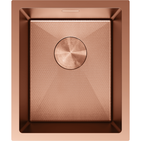 Mexen Trixo chiuvetă din oțel inoxidabil 1-cameră 370 x 440 mm, cupru HC - 6412371000-65HC