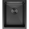 Mexen Trixo chiuvetă de oțel 1 cameră 370 x 440 mm, negru - 6412371000-70