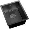 Mexen Trixo chiuvetă de oțel 1 cameră 370 x 440 mm, negru - 6412371000-70