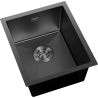 Mexen Trixo chiuvetă de oțel 1 cameră 370 x 440 mm, negru - 6412371000-70