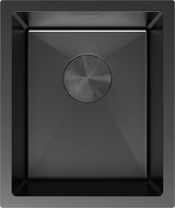 Mexen Trixo chiuvetă de oțel 1 cameră 370 x 440 mm, negru - 6412371000-70