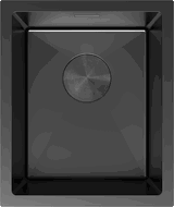 Mexen Trixo rozsdamentes mosogató 1-kamrás 370 x 440 mm, fekete - 6412371000-70