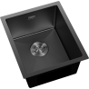 Mexen Trixo chiuvetă din oțel 1-cameră 370 x 440 mm, negru HC - 6412371000-70HC