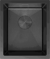 Mexen Trixo chiuvetă de oțel 1 cameră 370 x 440 mm, neagră HC - 6412371000-70HC