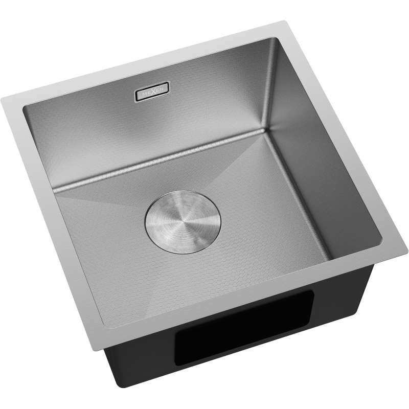 Mexen Trixo chiuvetă din oțel inoxidabil cu 1 compartiment 440 x 440 mm, inox HC - 6413441000-01HC