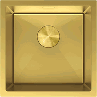 Mexen Trixo acél mosogató 1-medencés 440 x 440 mm, arany - 6413441000-55