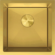 Mexen Trixo acél egykamrás mosogató 440 x 440 mm, arany HC - 6413441000-55HC