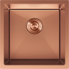 Mexen Trixo chiuvetă din oțel inoxidabil cu 1 cuvă 440 x 440 mm, cupru - 6413441000-65