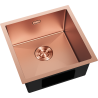 Mexen Trixo chiuvetă din oțel 1-cameră 440 x 440 mm, cupru - 6413441000-65