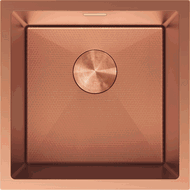 Mexen Trixo egy medencés rozsdamentes acél mosogató 440 x 440 mm, vörösréz HC - 6413441000-65HC