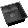 Mexen Trixo chiuvetă de oțel 1-cameră 440 x 440 mm, negru - 6413441000-70