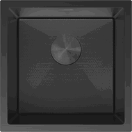 Mexen Trixo chiuvetă de oțel inoxidabil, 1 compartiment, 440 x 440 mm, negru HC - 6413441000-70HC