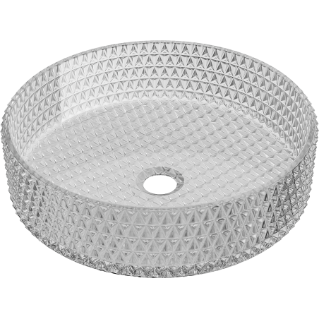 Mexen Aura lavoar din sticlă pe blat 39 x 39 cm, gri - 24013966