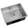 Mexen Trixo acél mosogató, 1 rekeszes, 540 x 440 mm, inox - 6414541000-01