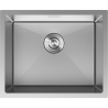 Mexen Trixo acél mosogató, 1 rekeszes, 540 x 440 mm, inox - 6414541000-01